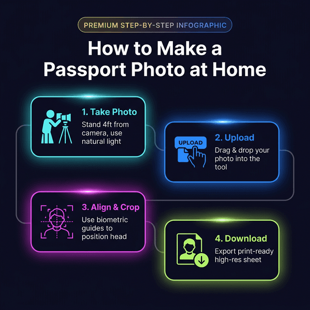 How to make a US passport photo at home — step by step guide for smartphone users